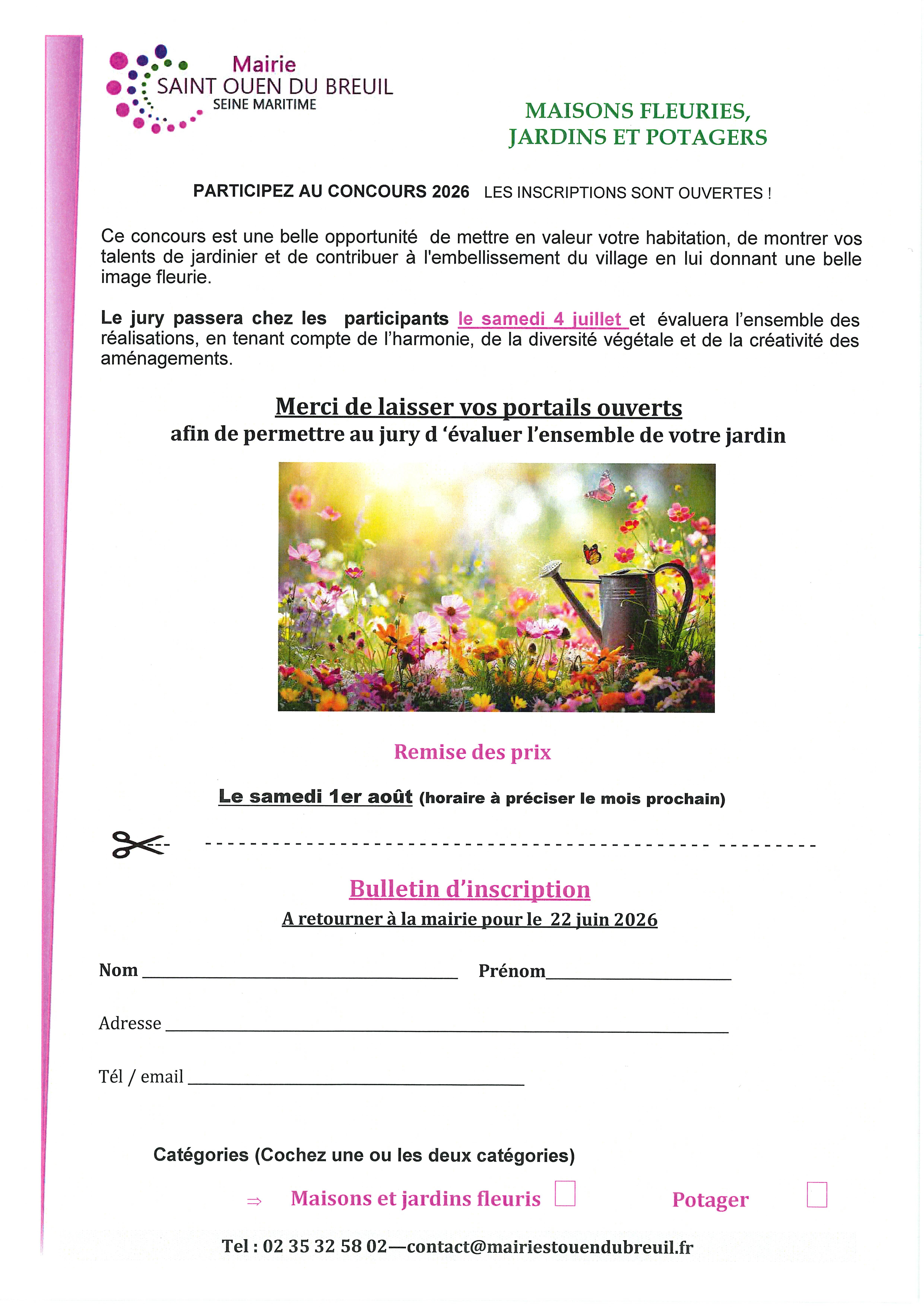 concours 2026 maisons jardins potagers