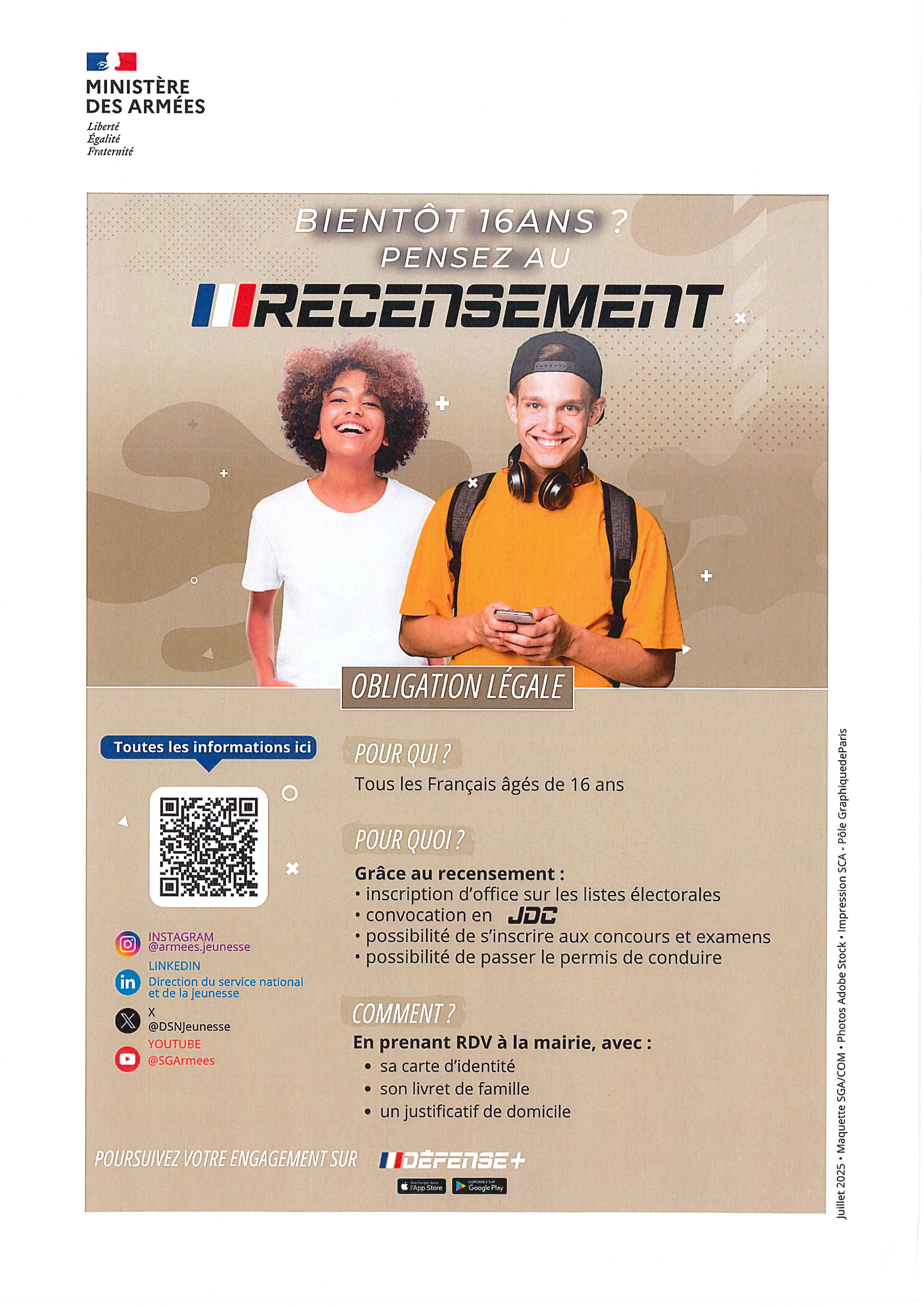RECENSEMENT INFO